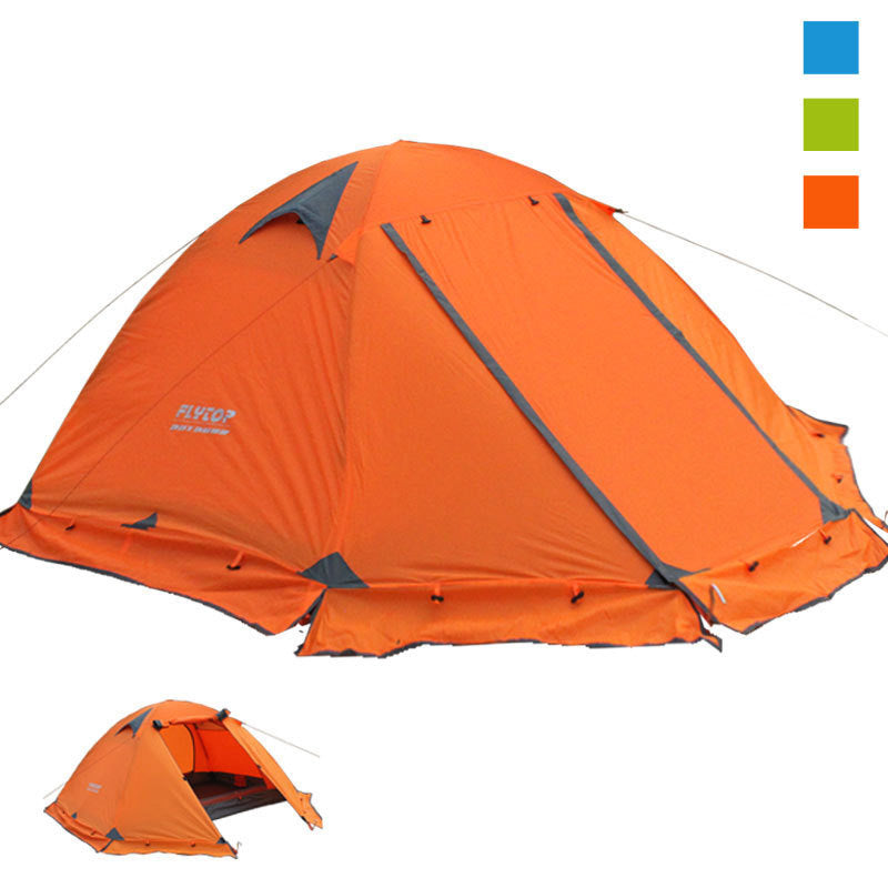 Double-Layer Aluminum Pole Anti-Storm Camping Tent