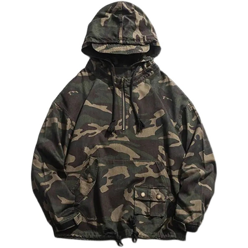 Men’s Camouflage Tactical Work Jacket Durable Outdoor Wear