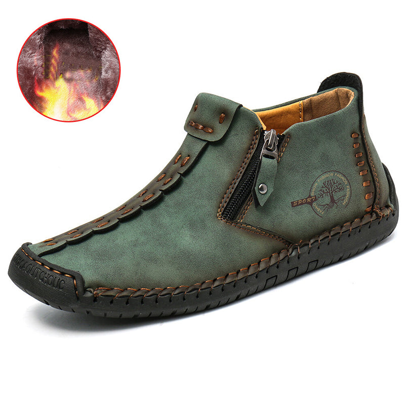 Men’s Ankle Zipper Outdoor Hiking Boots