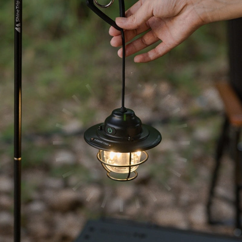 Shanqu Pine Cone Camping Lantern Chandelier