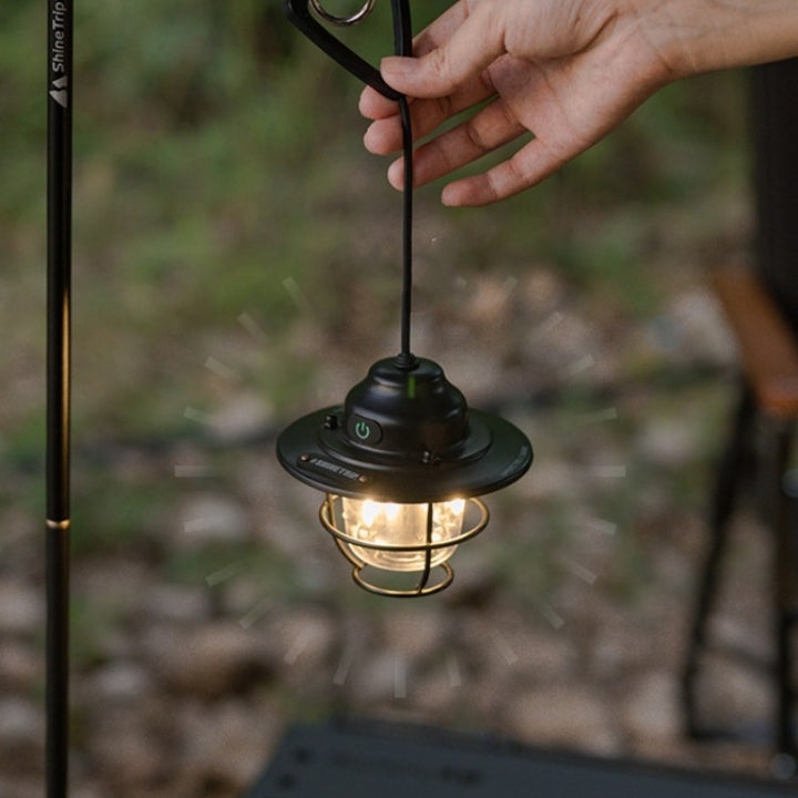 Shanqu Pine Cone Camping Lantern Chandelier