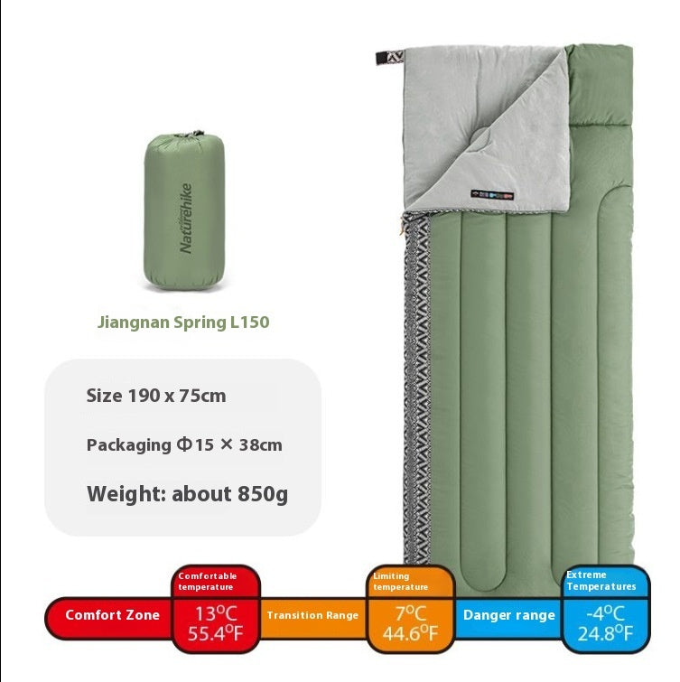 Four-Season Portable Dirt-Resistant Camping Sleeping Bag