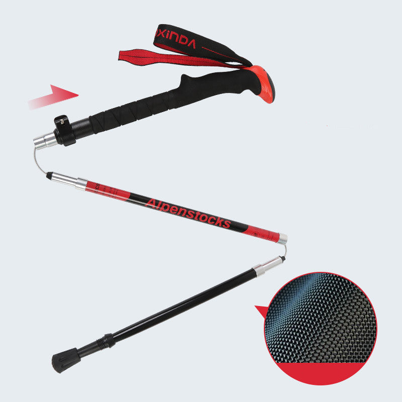 Ultralight Carbon Trekking Poles Outdoor Hiking Support