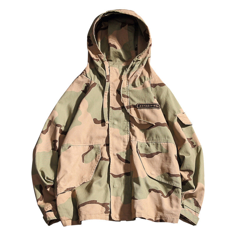 Camouflage Work Tooling Jacket Durable Outerwear