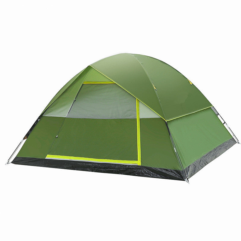 Double-Layer Camping Tent With Sunshade Protection