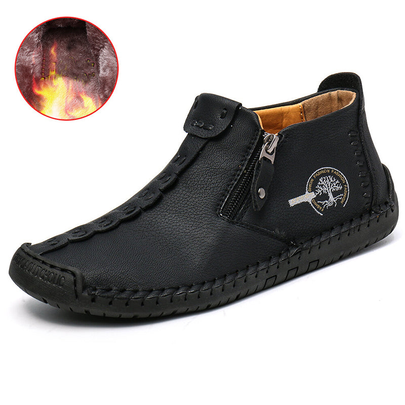 Men’s Ankle Zipper Outdoor Hiking Boots