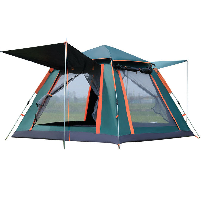 Fully Automatic Rainproof Multi-Person Camping Tent