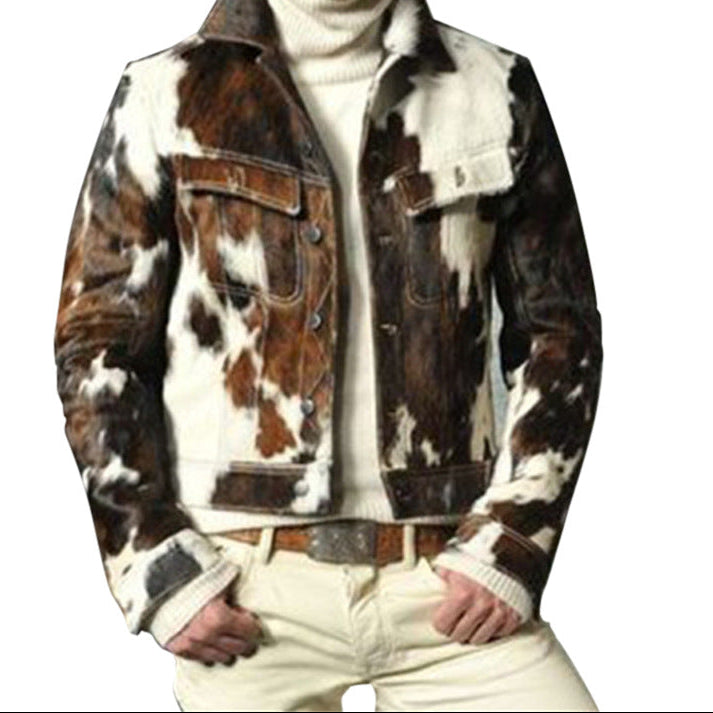 Men’s Slim Camouflage Fashion Jacket Stylish Coat