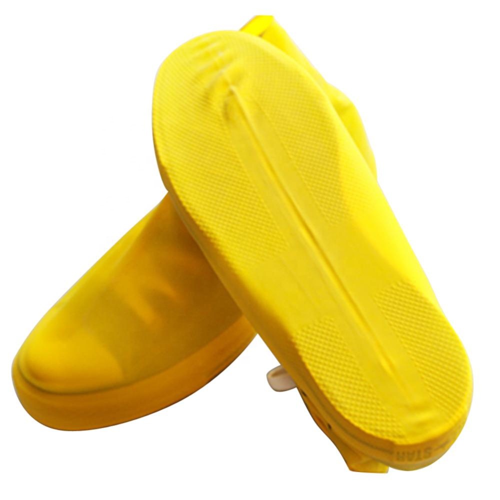 Men Women Waterproof Silicone Rain Boots Easy Wear Hiking Outdoor Shoes