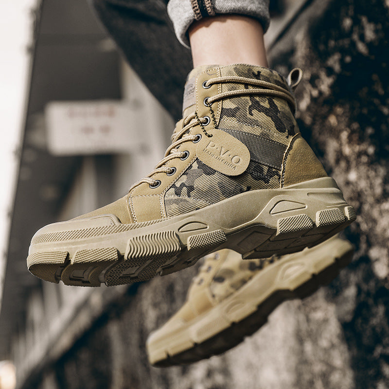 New Canvas High-Top Retro Outdoor Hiking Boots