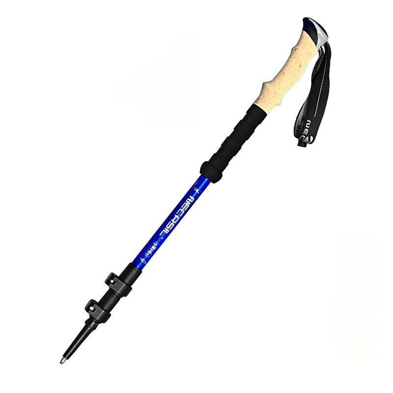Unisex Telescopic Three Section Trekking Poles Outdoor Hiking Support