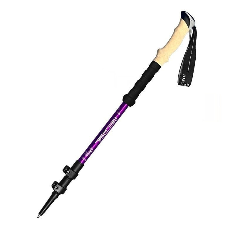 Unisex Telescopic Three Section Trekking Poles Outdoor Hiking Support