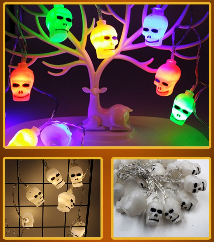 Outdoor Halloween Pumpkin LED String Lights Lantern Decoration