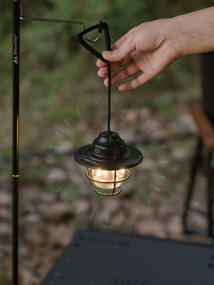 Shanqu Pine Cone Camping Lantern Chandelier