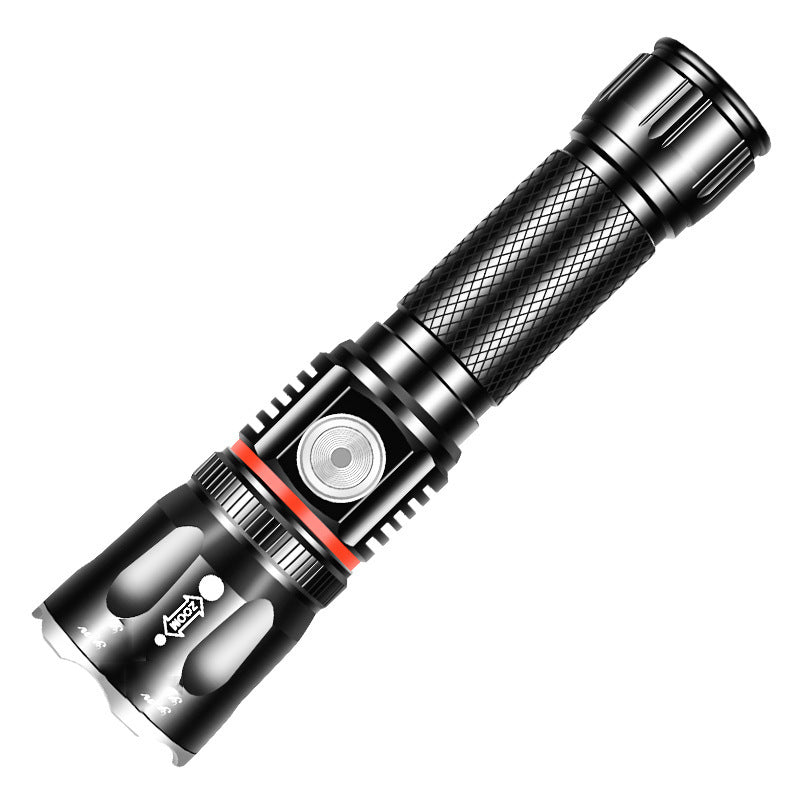 Telescopic T6 High-Power Outdoor Camping Flashlight