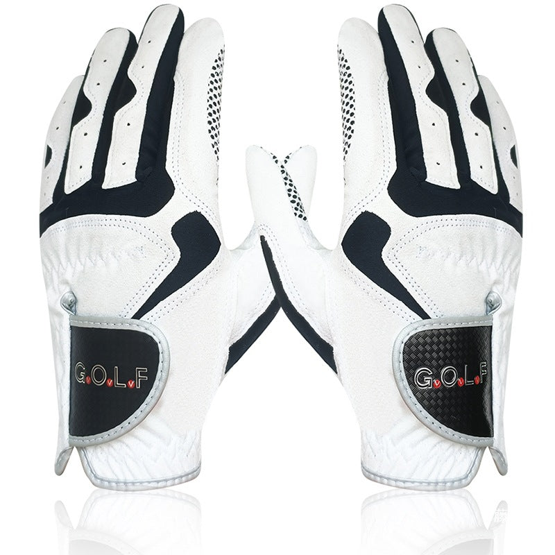 Breathable Microfiber Golf Gloves With Non-Slip Grip