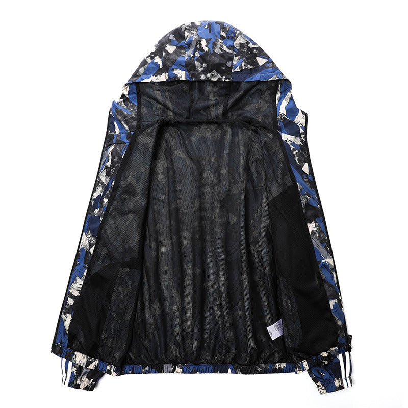 Men’s Camouflage Outerwear Jacket Trendy Casual Style