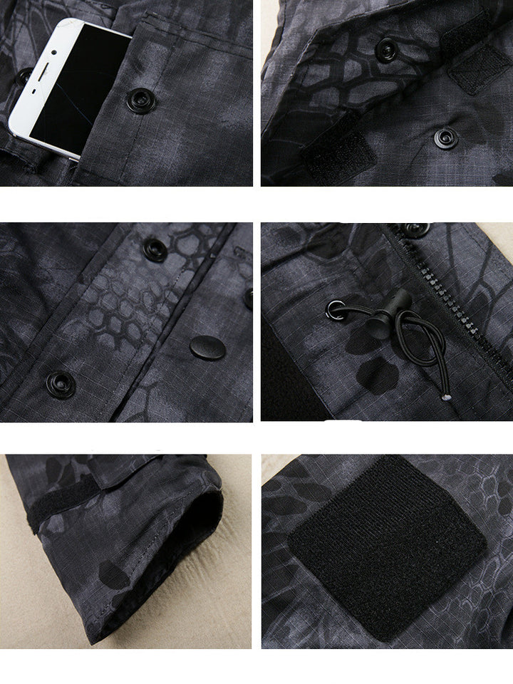 Men’s Fashion Outdoor Camouflage Jacket Stylish Suit
