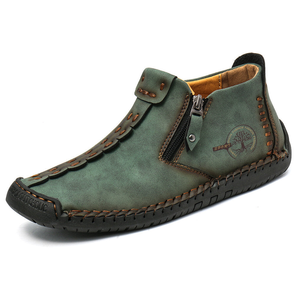Men’s Ankle Zipper Outdoor Hiking Boots
