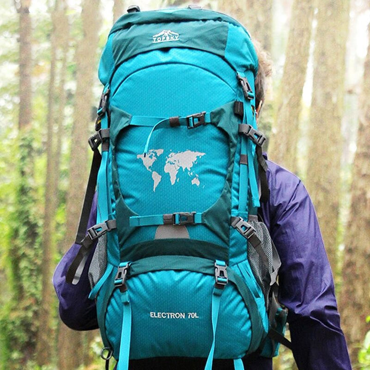 Water-Resistant Large-Capacity Multifunctional Hiking Backpack