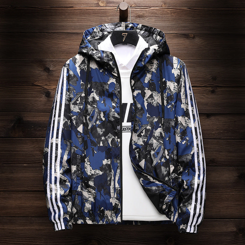 Men’s Camouflage Outerwear Jacket Trendy Casual Style