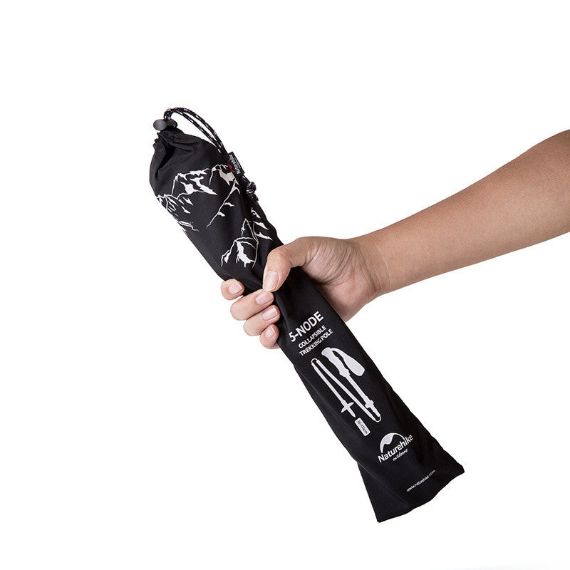 Outdoor Folding Trekking Poles Hiking Support Sticks