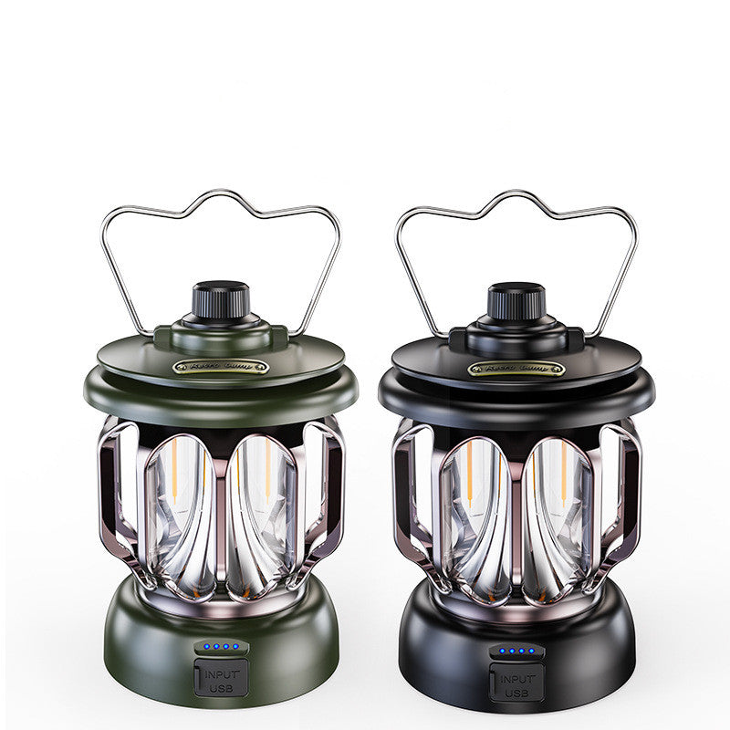 Portable LED Retro Horse Camping Lantern