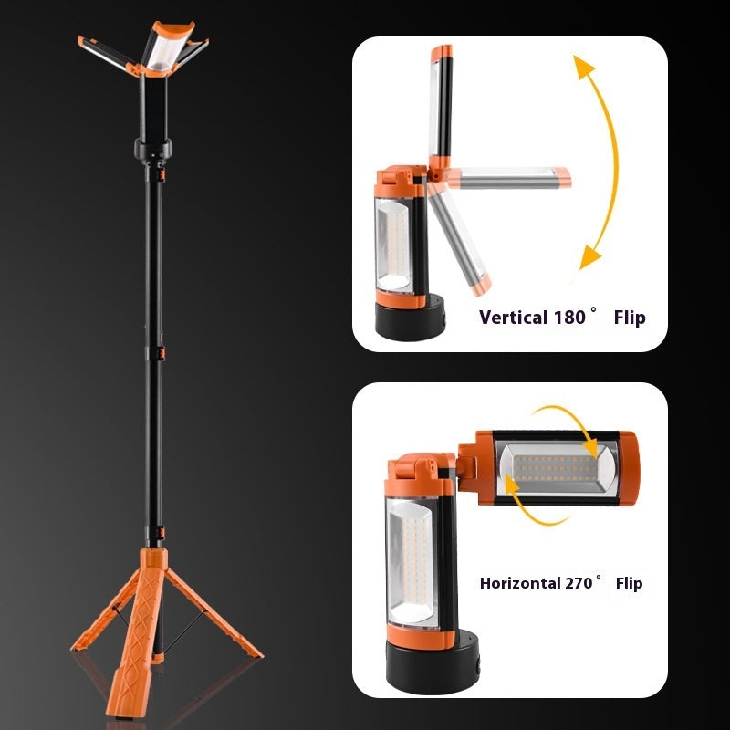 Retractable Folding Camping Lantern With Charging Function