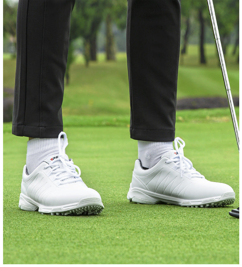 Women’s Waterproof Golf Shoes With Spin Button Laces