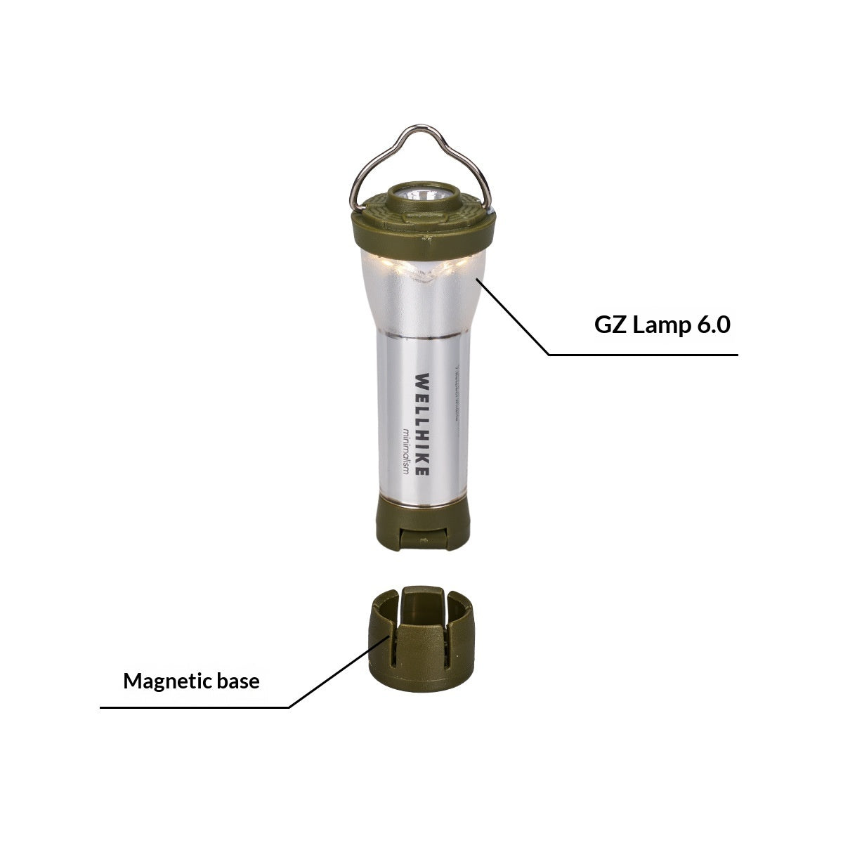 Outdoor Camping Flashlight with Incandescent Bulb