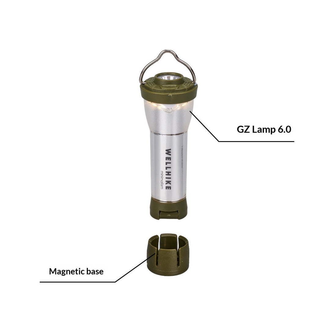 Outdoor Camping Flashlight with Incandescent Bulb
