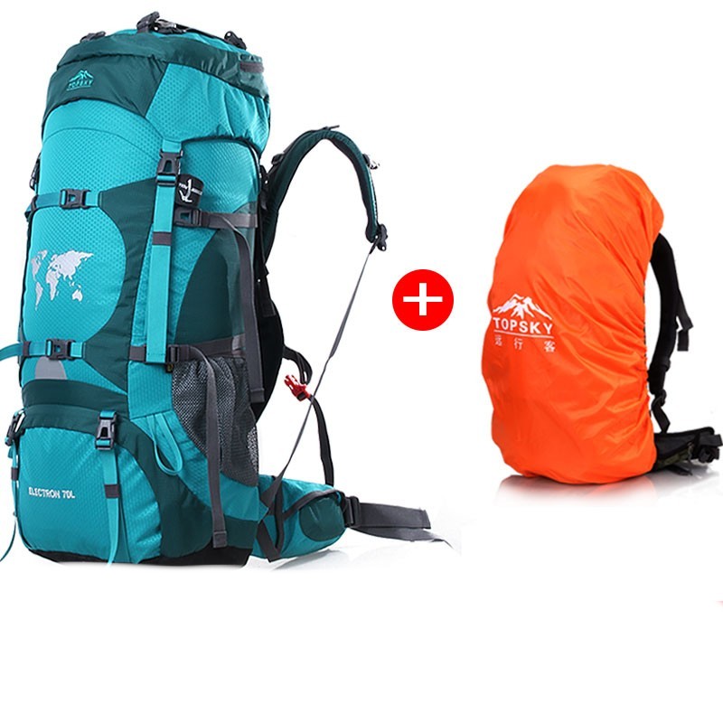 Water-Resistant Large-Capacity Multifunctional Hiking Backpack
