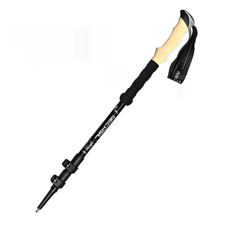 Unisex Telescopic Three Section Trekking Poles Outdoor Hiking Support
