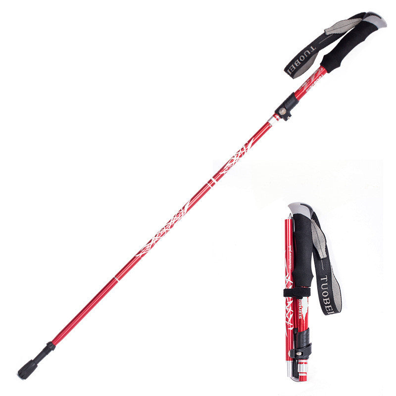 Ultralight Adjustable Aluminum Alloy Telescopic Trekking Poles