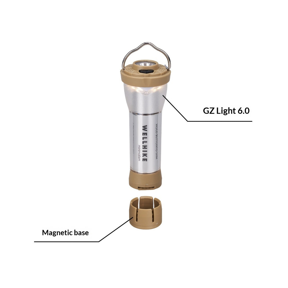 Outdoor Camping Flashlight with Incandescent Bulb