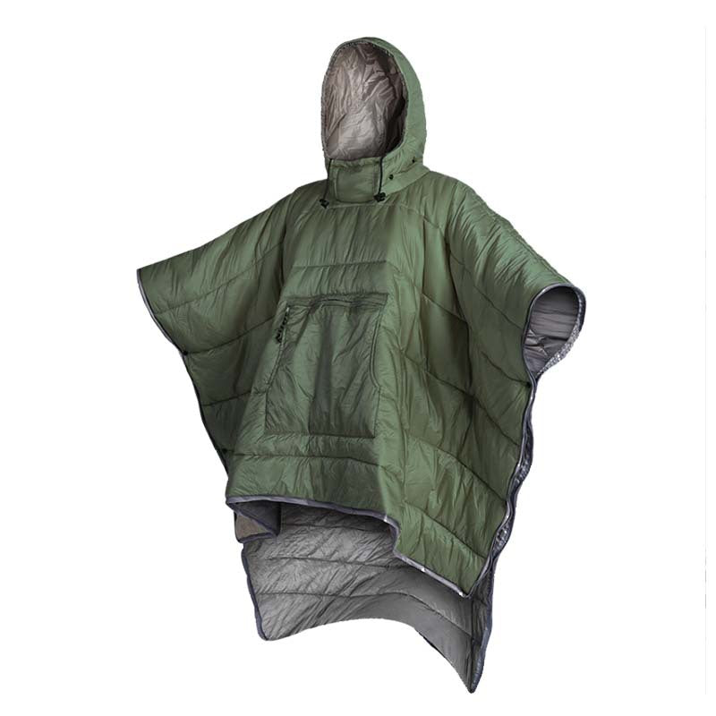 Wearable Cloak Sleeping Bag Warm Camping Blanket
