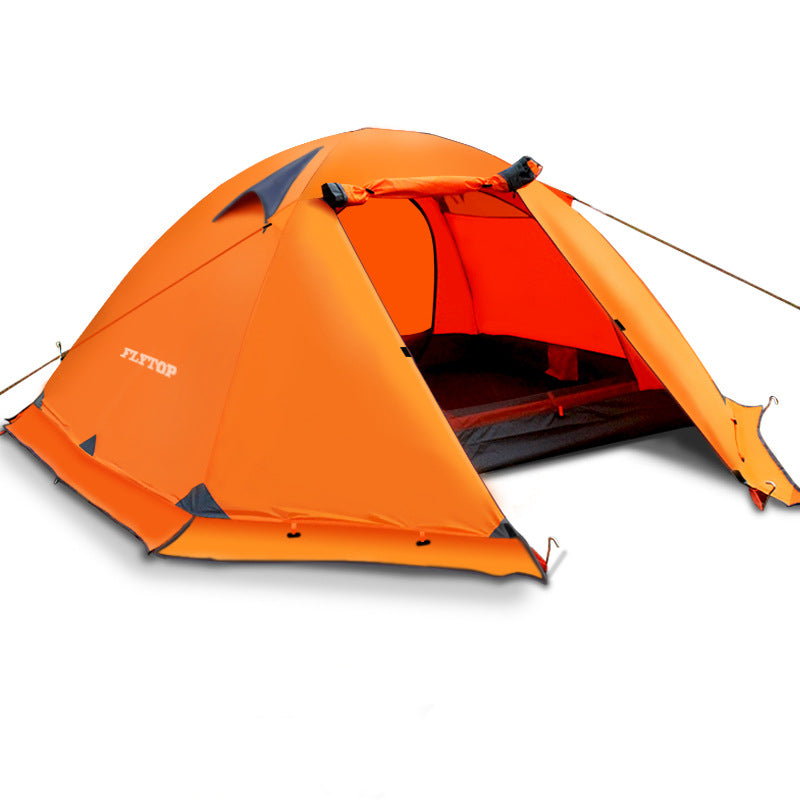 Double-Layer Aluminum Pole Anti-Storm Camping Tent