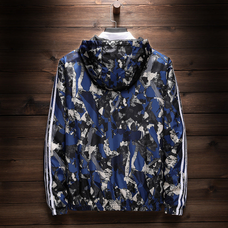 Men’s Camouflage Outerwear Jacket Trendy Casual Style