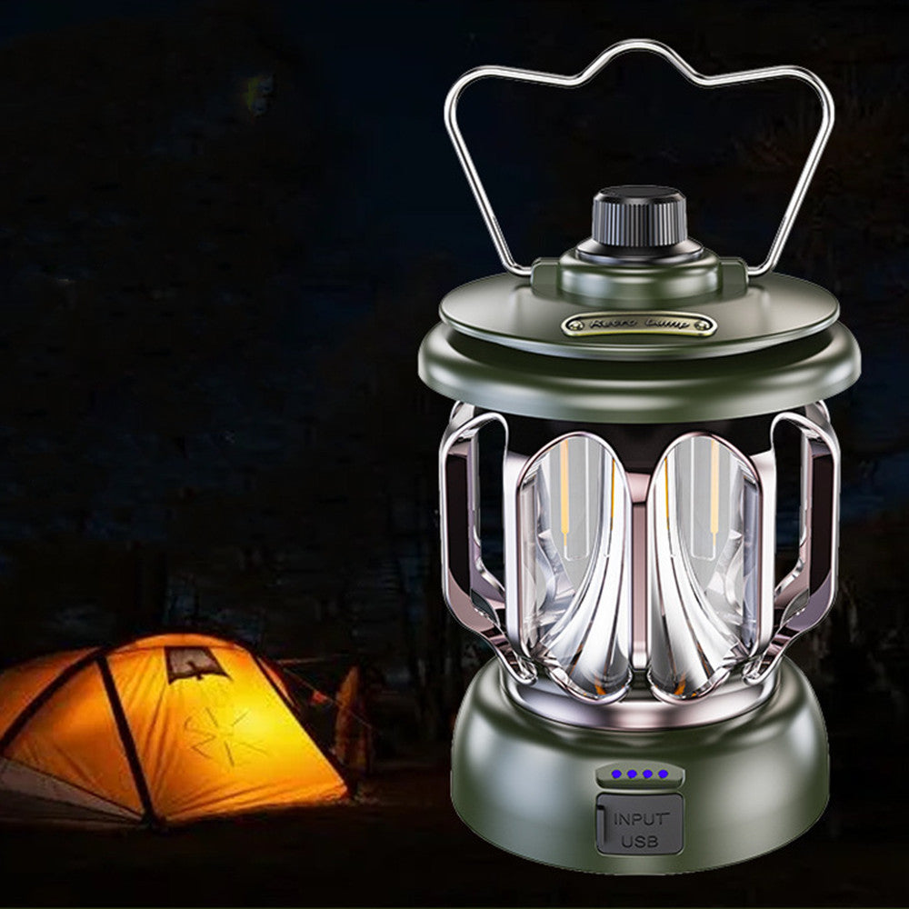 Portable LED Retro Horse Camping Lantern