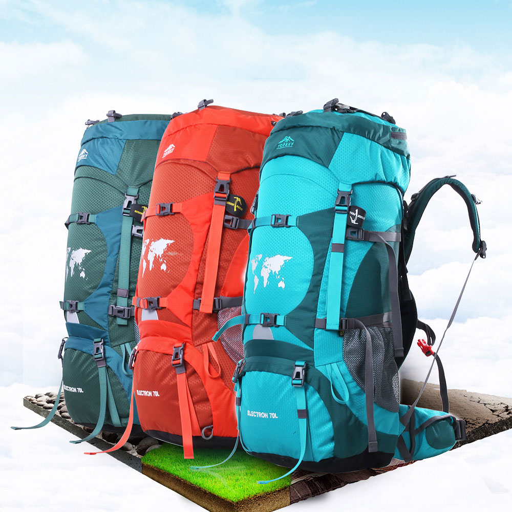 Water-Resistant Large-Capacity Multifunctional Hiking Backpack