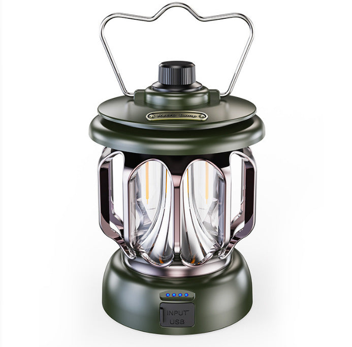 Portable LED Retro Horse Camping Lantern