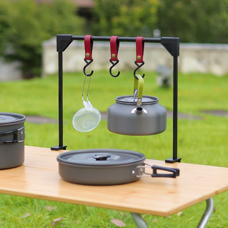 Adjustable Outdoor Camping Pot & Stove Hanging Rack