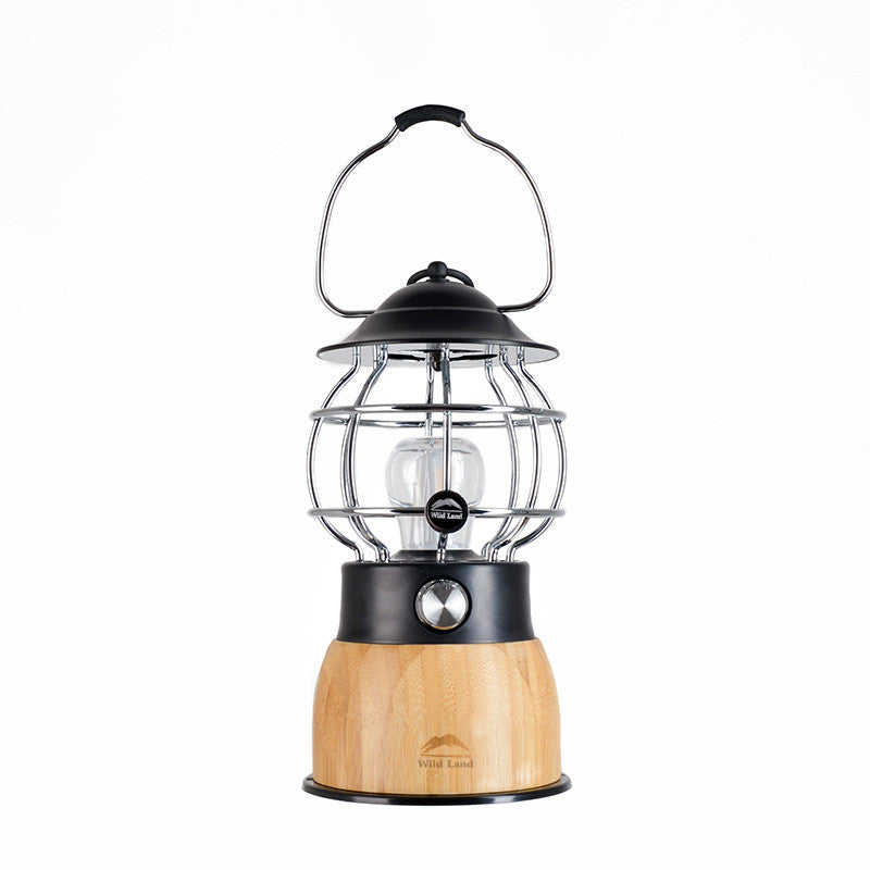 Retro Portable Hanging Tent Lantern Camping Atmosphere Light