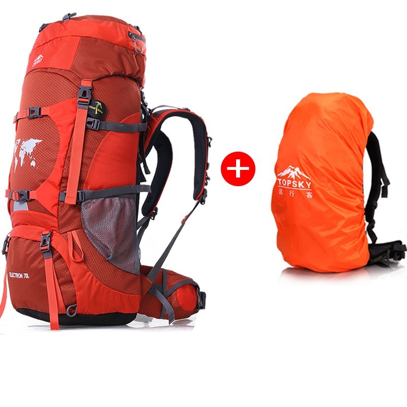 Water-Resistant Large-Capacity Multifunctional Hiking Backpack