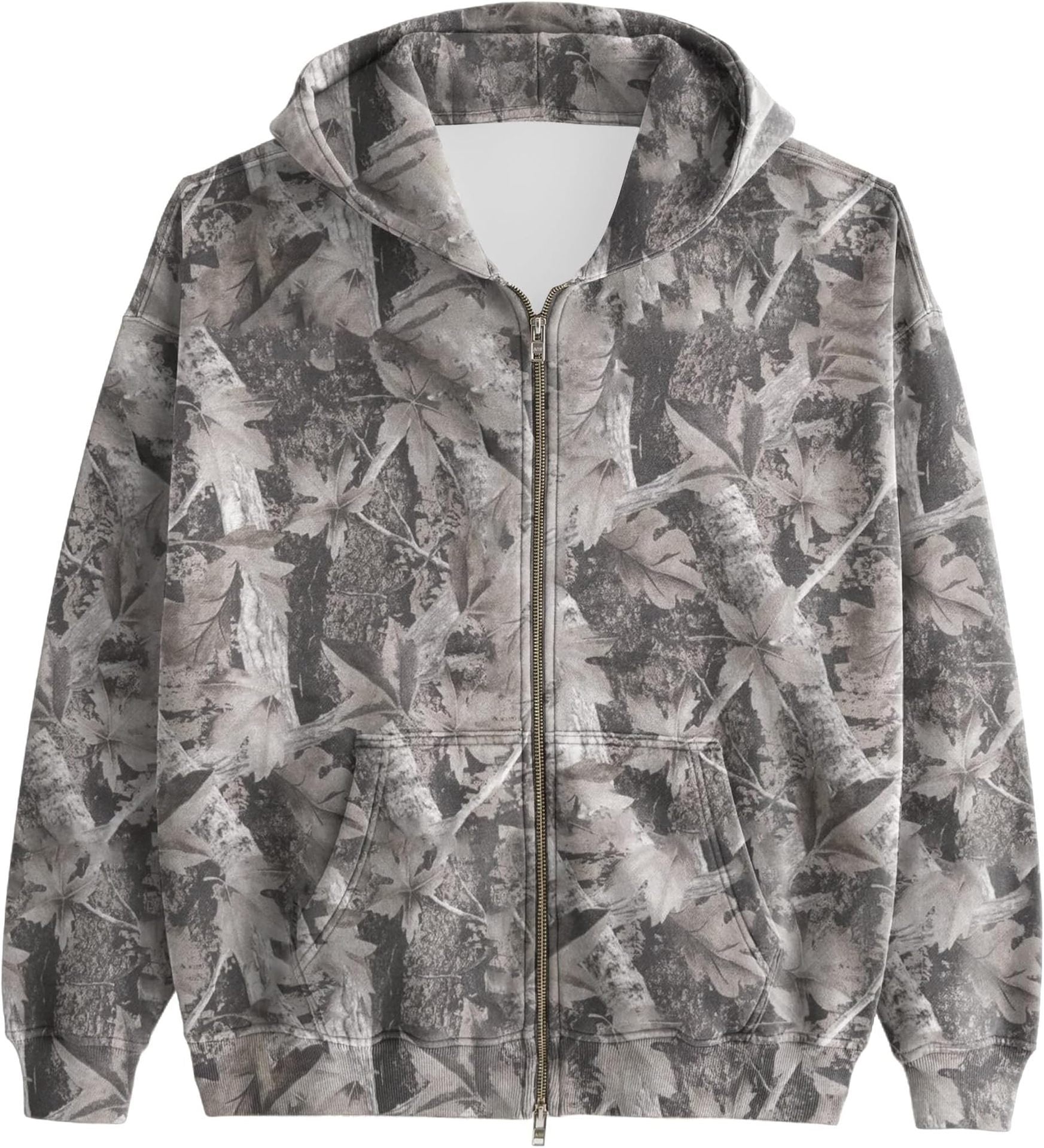 Men And Women Camouflage Hooded Jacket