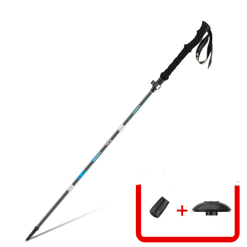 Ultralight Folding Trekking Poles Outdoor Climbing Sticks