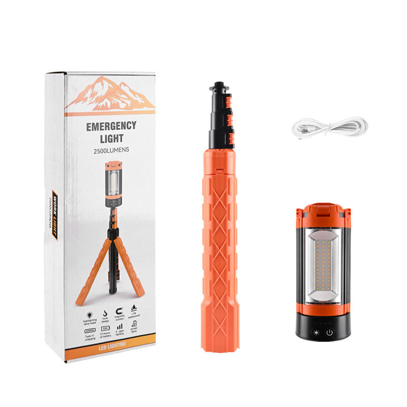 Retractable Folding Camping Lantern With Charging Function
