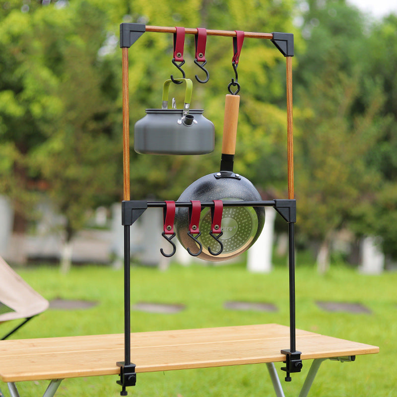 Adjustable Outdoor Camping Pot & Stove Hanging Rack