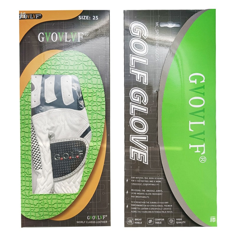 Breathable Microfiber Golf Gloves With Non-Slip Grip
