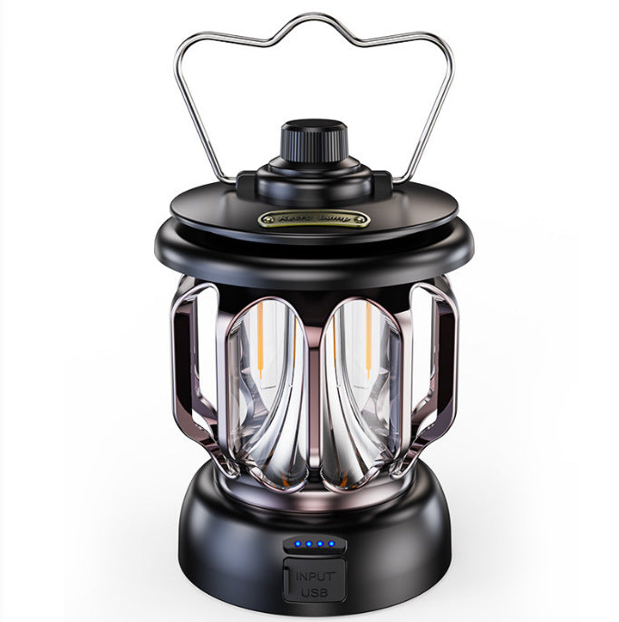 Portable LED Retro Horse Camping Lantern